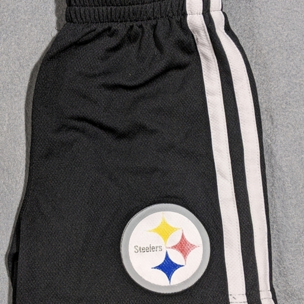 Boys Pittsburgh‎ Steelers polyester shorts 3t - Picture 3 of 4